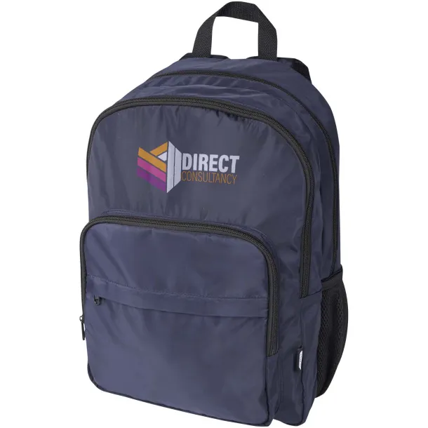 Trend Plus GRS reciklirani ruksak za 15” laptop, 20L Mornarsko plava