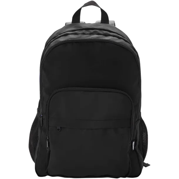 Trend Plus GRS reciklirani ruksak za 15” laptop, 20L Solid black