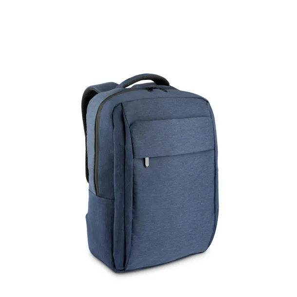 COVENTRY 15.6" Fully padded laptop backpack in 300D recycled high-density polyester and 210D recycled polyester lining Navy Blue