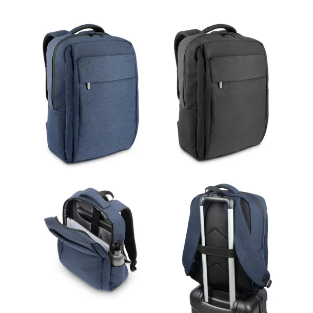 COVENTRY 15.6" Fully padded laptop backpack in 300D recycled high-density polyester and 210D recycled polyester lining