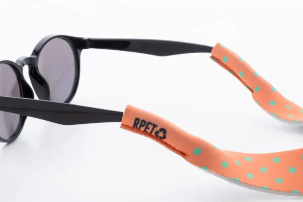 PrintSun personalizirani remen za sunčane naočale od RPET materijala Bijela