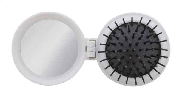 Rabrush RABS hairbrush with mirror White