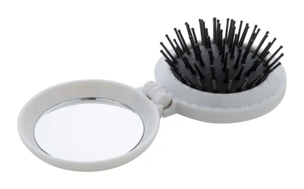 Rabrush RABS hairbrush with mirror White