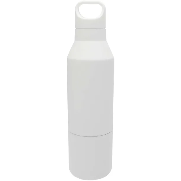 Odessy RCS reciklirana inox boca 600 ml s izolacijom i čašom 300 ml Bijela