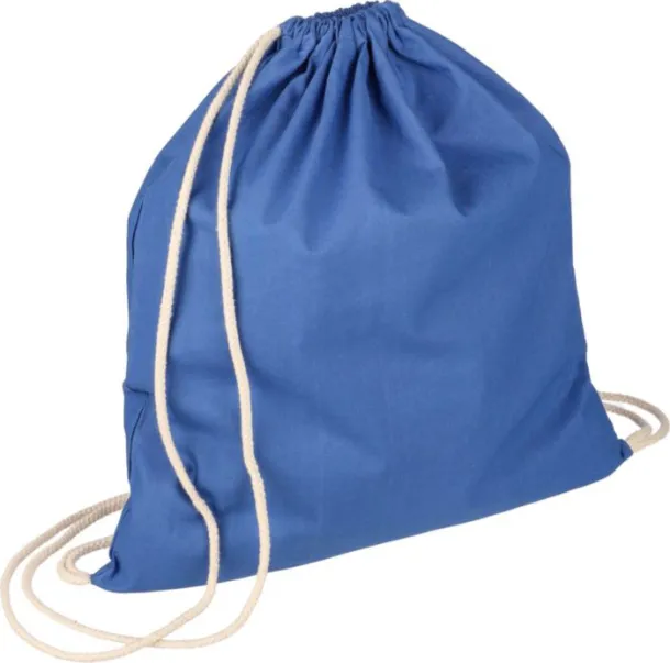 BRIDGET Oeko-Tex cotton (140 gsm) drawstring backpack