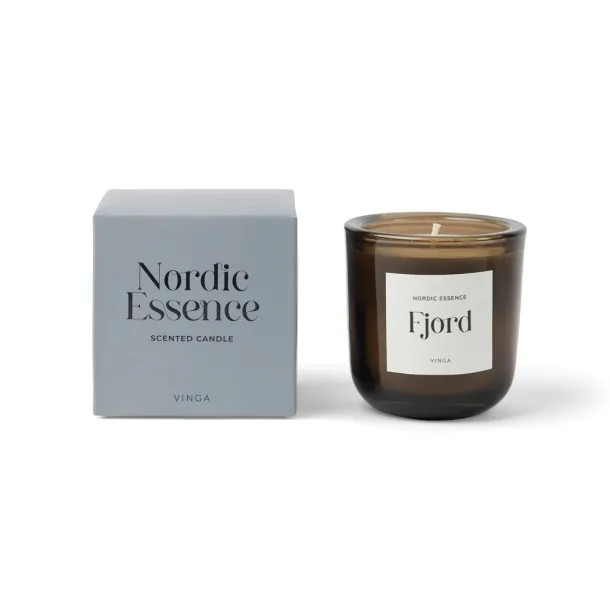 Nordic essence scented candle small - Vinga Blue Dark brown