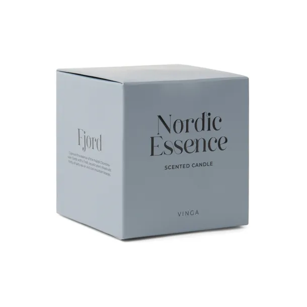 Nordic essence scented candle small - Vinga Blue Dark brown