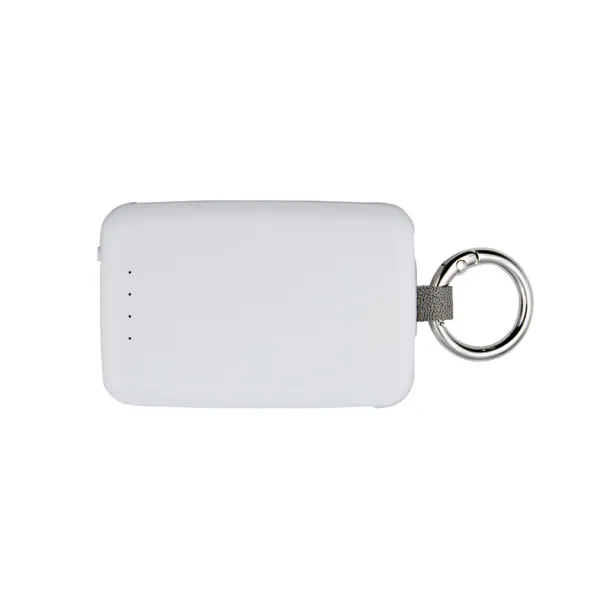 Dimetrice prijenosna baterija s karabinerom i svijetlom 1W, 4.000 mAh white