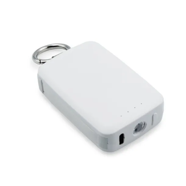 Dimetrice Power bank 4000 mAh, carabiner and 1W light white