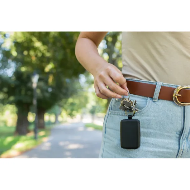 Dimetrice Power bank 4000 mAh, carabiner and 1W light Crna