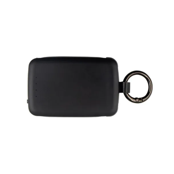 Dimetrice Power bank 4000 mAh, carabiner and 1W light Crna