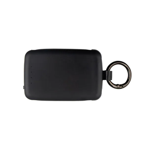 Dimetrice Power bank 4000 mAh, carabiner and 1W light Crna