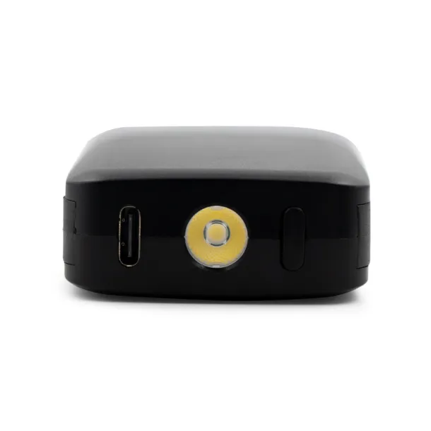 Dimetrice Power bank 4000 mAh, carabiner and 1W light Crna