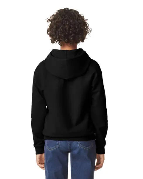 SOFTSTYLE® Dječji flis hoodie, 285 g/m2 - Gildan Crna