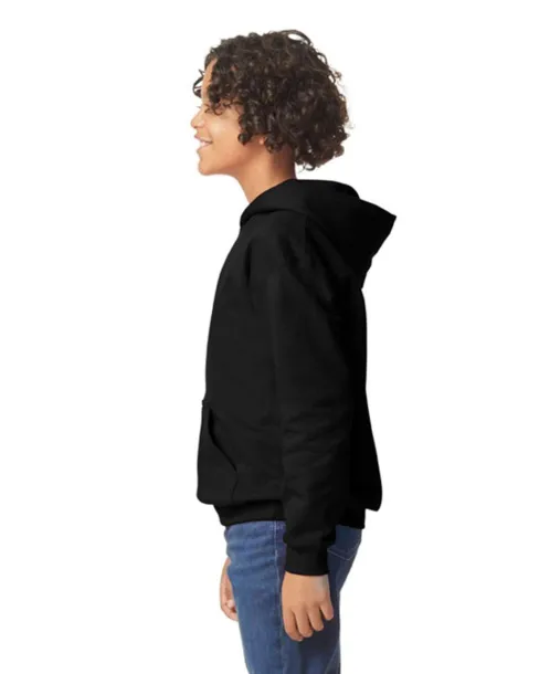 SOFTSTYLE® Dječji flis hoodie, 285 g/m2 - Gildan Crna
