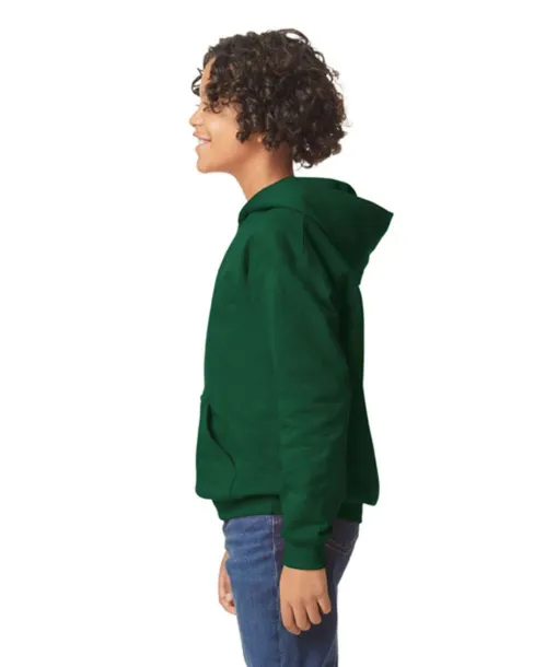 SOFTSTYLE® Dječji flis hoodie, 285 g/m2 - Gildan Šumski zelena