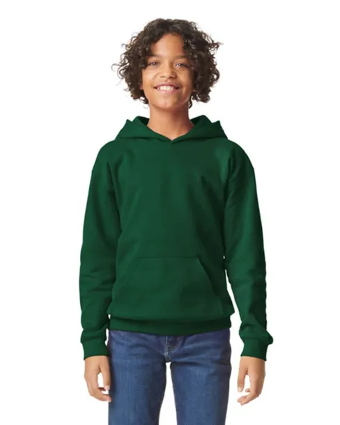 SOFTSTYLE® Dječji flis hoodie, 285 g/m2 - Gildan Šumski zelena