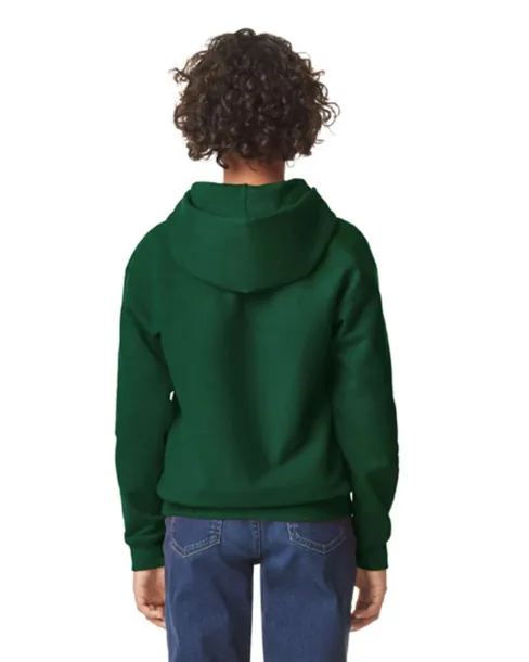 SOFTSTYLE® Dječji flis hoodie, 285 g/m2 - Gildan Šumski zelena