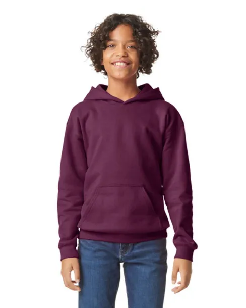 SOFTSTYLE® MIDWEIGHT FLEECE YOUTH HOODIE - Gildan Maroon
