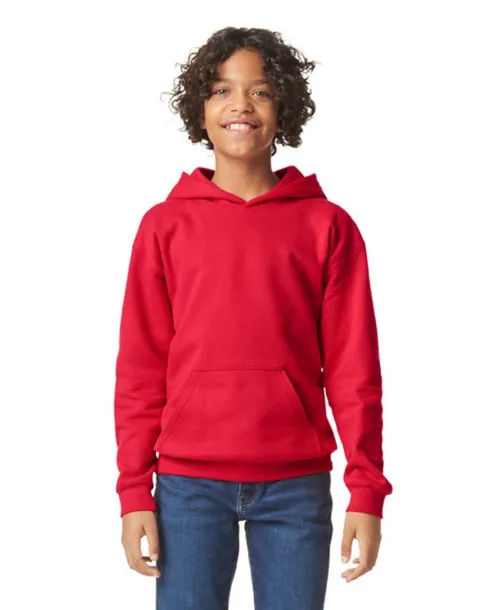 SOFTSTYLE® Dječji flis hoodie, 285 g/m2 - Gildan Crvena