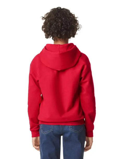 SOFTSTYLE® Dječji flis hoodie, 285 g/m2 - Gildan Crvena