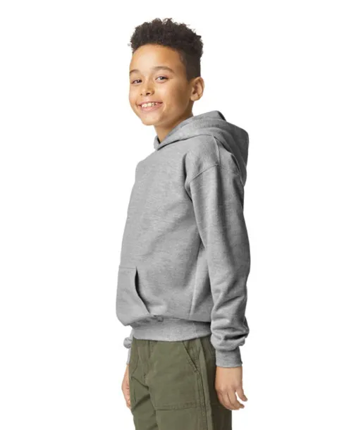 SOFTSTYLE® Dječji flis hoodie, 285 g/m2 - Gildan Ideal Oxford Grey