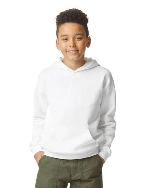 SOFTSTYLE® MIDWEIGHT FLEECE YOUTH HOODIE - Gildan White