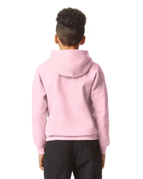 SOFTSTYLE® Dječji flis hoodie, 285 g/m2 - Gildan Light Pink