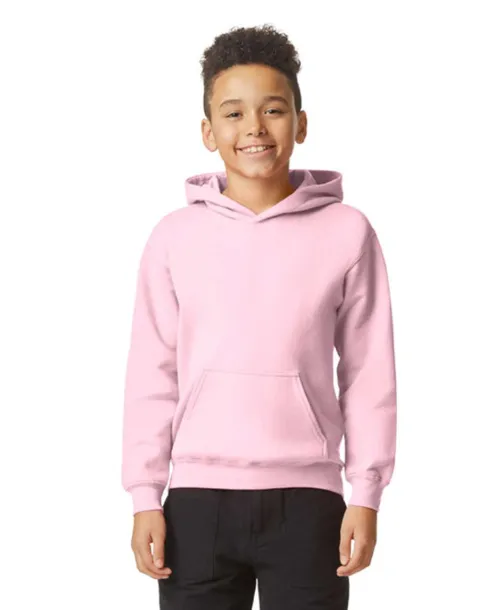 SOFTSTYLE® Dječji flis hoodie, 285 g/m2 - Gildan Light Pink