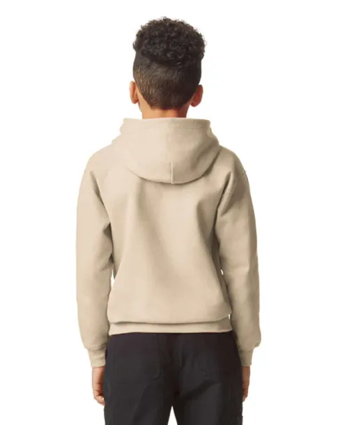 SOFTSTYLE® Dječji flis hoodie, 285 g/m2 - Gildan Sand