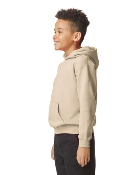 SOFTSTYLE® Dječji flis hoodie, 285 g/m2 - Gildan Sand