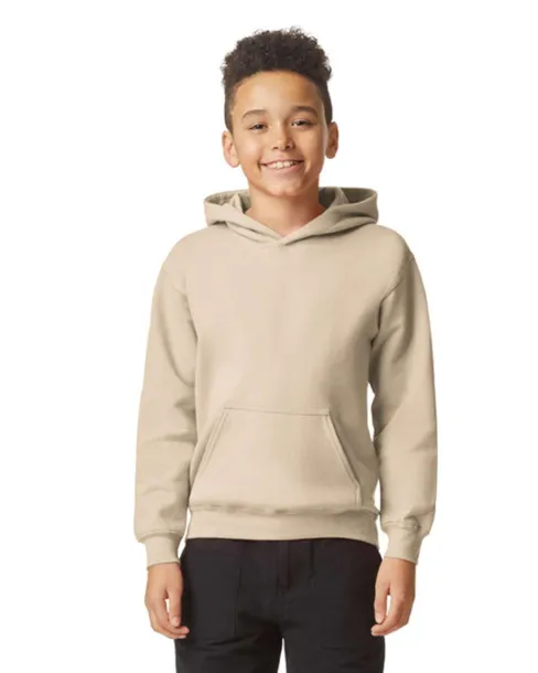 SOFTSTYLE® Dječji flis hoodie, 285 g/m2 - Gildan Sand