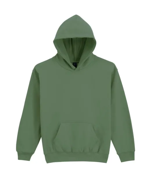 SOFTSTYLE® Dječji flis hoodie, 285 g/m2 - Gildan Military Green