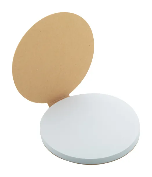 CreaStick Circle Eco custom sticky notepad Natural