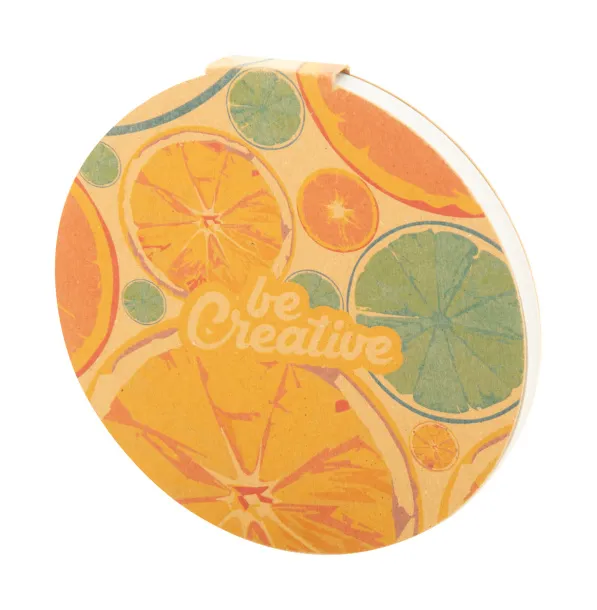 CreaStick Circle Eco custom sticky notepad Natural