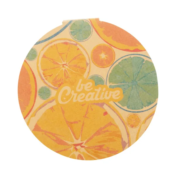 CreaStick Circle Eco custom sticky notepad Natural