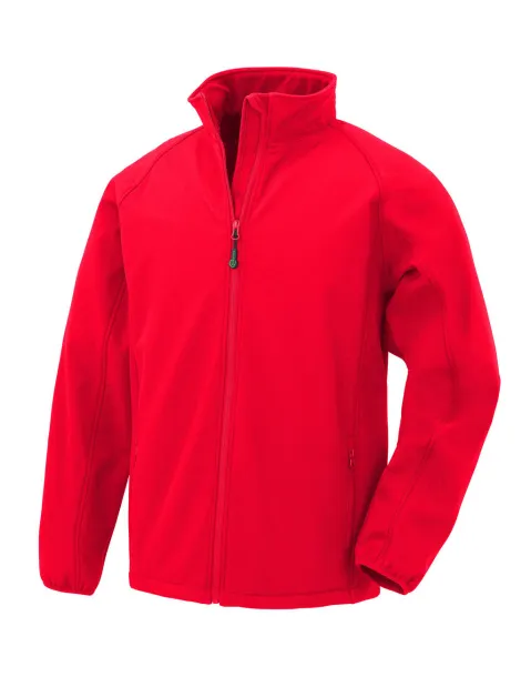  Men's Recycled 2-Layer Printable Softshell Jacket - Result Recycled Crvena