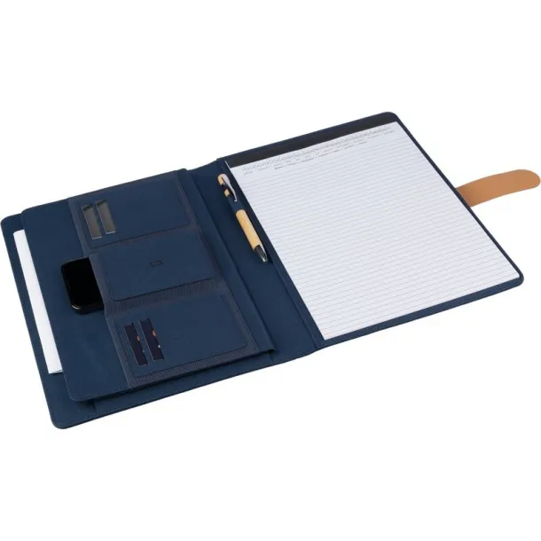  Conference folder approx. A4 RPET navy blue