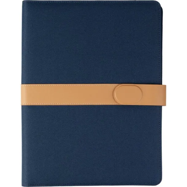  Conference folder approx. A4 RPET navy blue