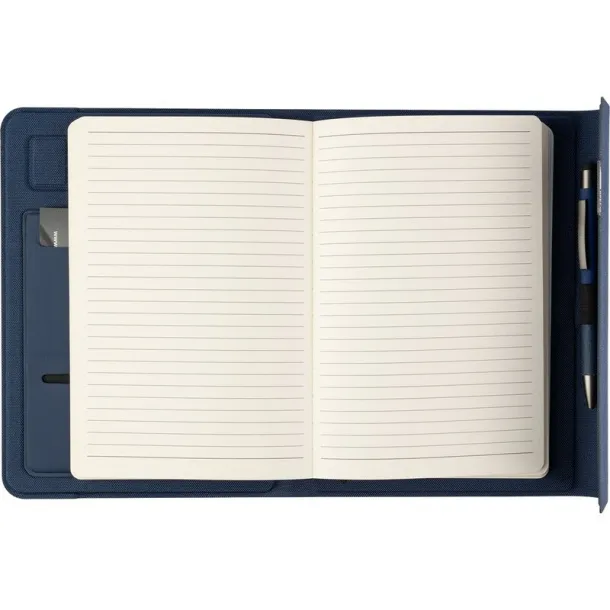  Conference folder approx. A5 RPET navy blue