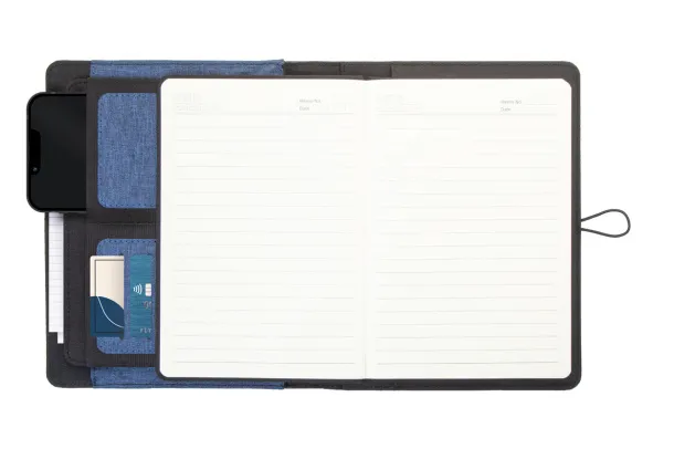 Shepherd A5 RPET document folder Blue