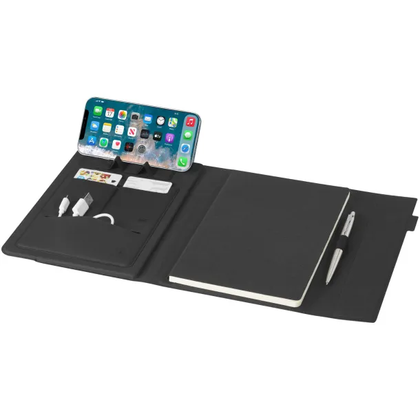 Liberto mapa s notesom Solid black