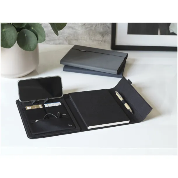 Liberto mapa s notesom Solid black