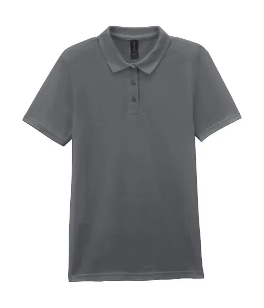  Softstyle® dvostruki pique ženska polo majica - Gildan Charcoal