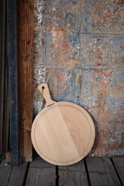  BOSKA Serving Board Round Amigo L - Boska brown 