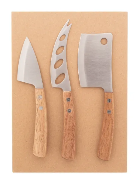 Fontina cheese knife set Natural