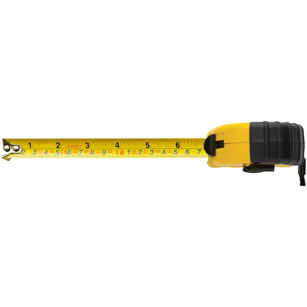 Rule 3-metre RCS recycled plastic measuring tape - STAC Yellow