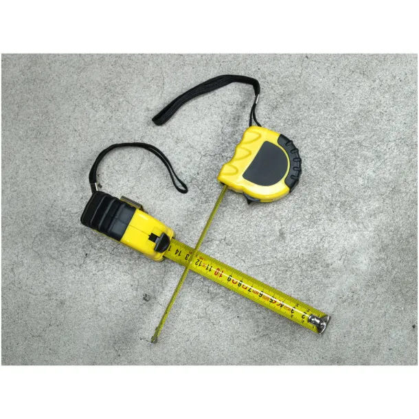 Rule 3-metre RCS recycled plastic measuring tape - STAC Yellow
