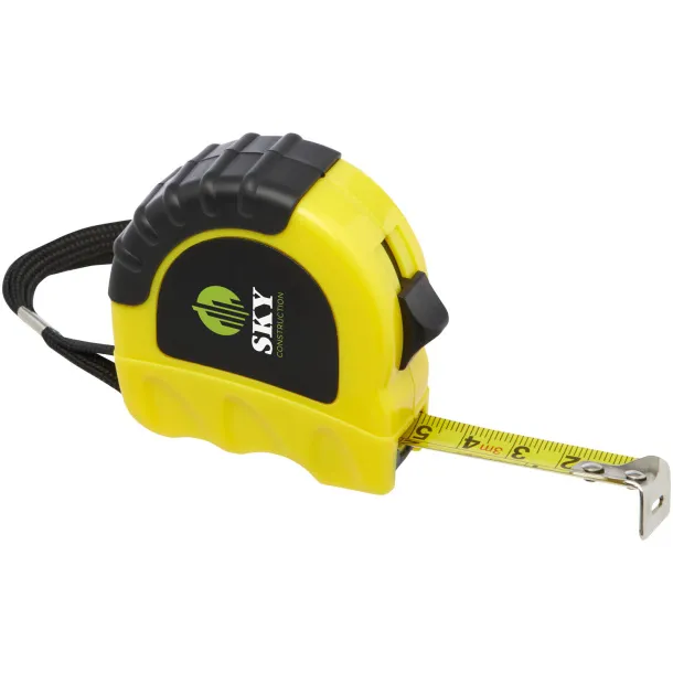 Rule 3-metre RCS recycled plastic measuring tape - STAC Yellow