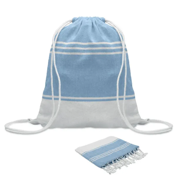 HAMMA Hammam towel drawstring set Turquoise